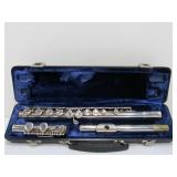 Vintage Chrome ARMSTRONG Flute w/Case
