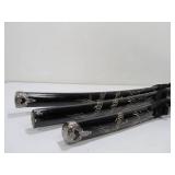 Set of 3 Decorative Samurai Swords