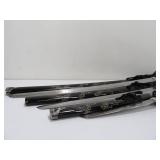 Set of 3 Decorative Samurai Swords