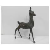 Large Vintage Mid Century Metal Deer Sculpture