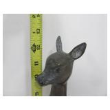 Large Vintage Mid Century Metal Deer Sculpture