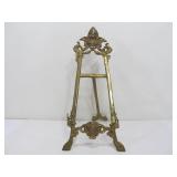 Ornate Solid Brass Vintage Easel Stand