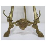Ornate Solid Brass Vintage Easel Stand