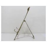 Ornate Solid Brass Vintage Easel Stand