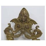 Ornate Solid Brass Vintage Easel Stand