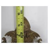 Ornate Solid Brass Vintage Easel Stand