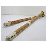 Pair of Large Bamboo Kendo Training Sticks