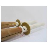 Pair of Large Bamboo Kendo Training Sticks