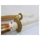 Pair of Large Bamboo Kendo Training Sticks