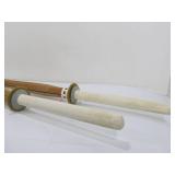 Pair of Large Bamboo Kendo Training Sticks