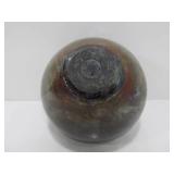 Nicely Glazed Signed Studio Art Pottery Round Vase
