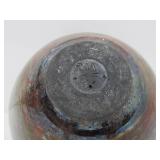 Nicely Glazed Signed Studio Art Pottery Round Vase