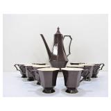 Vintage Deco Ironstone 11-Piece Tea Coffee Serving Set