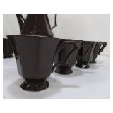 Vintage Deco Ironstone 11-Piece Tea Coffee Serving Set