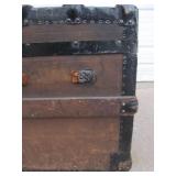 Antique George Burroughs Trunk w/Interior Tray