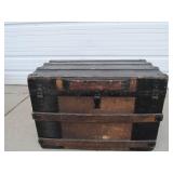 Antique George Burroughs Trunk w/Interior Tray