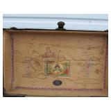 Antique George Burroughs Trunk w/Interior Tray