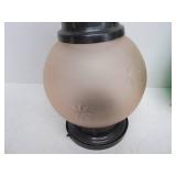 Tin & Brass Lanterns w/Round Glass Globes