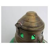 Tin & Brass Lanterns w/Round Glass Globes
