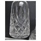 Lot of 4 Heavy Cut Crystal Liquor Decanters