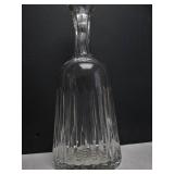 Lot of 4 Heavy Cut Crystal Liquor Decanters