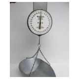 Vintage HANSON Model 60 Hanging Dairy Scale w/Basket