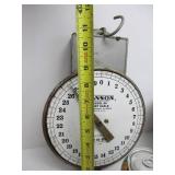 Vintage HANSON Model 60 Hanging Dairy Scale w/Basket