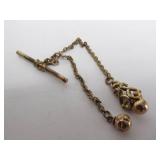 Lot of Antique Victorian Era Gold Filled etc Pocket Watch Fobs