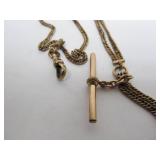Lot of Antique Victorian Era Gold Filled etc Pocket Watch Fobs