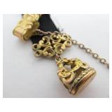 Lot of Antique Victorian Era Gold Filled etc Pocket Watch Fobs