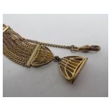Lot of Antique Victorian Era Gold Filled etc Pocket Watch Fobs