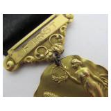 Antique Wright County 1st Place Corn Judging Medal & Mystic Workers Fraternal Medal