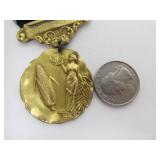 Antique Wright County 1st Place Corn Judging Medal & Mystic Workers Fraternal Medal