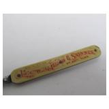 2 Antique Minneapolis & Saint Paul Advertising Letter Openers