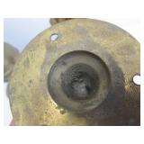 Pair of Vintage Sherwood Brass Maritime Style Gimbal Mount Lanterns