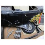 2 Large Vintage Hot Rod Model Kits - Partially Built