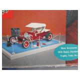 2 Large Vintage Hot Rod Model Kits - Partially Built