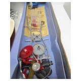 2 Large Vintage Hot Rod Model Kits - Partially Built