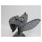 Metal Bouncing-Head Yard/Garden Dog Statue