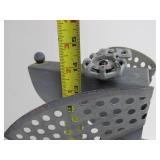 Metal Bouncing-Head Yard/Garden Dog Statue