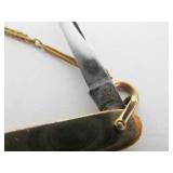Group of Antique Victorian Pocket Knife Watch Fobs/Chains