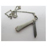 Group of Antique Victorian Pocket Knife Watch Fobs/Chains