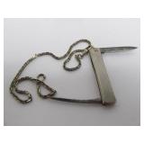 Group of Antique Victorian Pocket Knife Watch Fobs/Chains