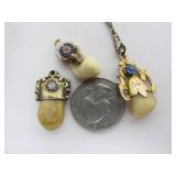 Lot of Antique Victorian Era Pocket Watch Fobs etc