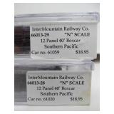 Lot of INTERMOUNTAIN Model Train Cars - N Gauge