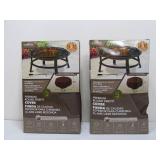 2 Brand New Premium Fire Pit Covers