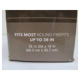 2 Brand New Premium Fire Pit Covers