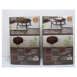 2 Brand New Premium Fire Pit Covers
