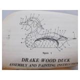 Unpainted Vintage Wooden Duck Decoy