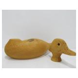 Unpainted Vintage Wooden Duck Decoy